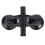40PCS PVC Aquarium Fish Tank Suction Cup Separating Board Divider Support ClipBlack 8