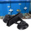 40PCS PVC Aquarium Fish Tank Suction Cup Separating Board Divider Support ClipBlack 5