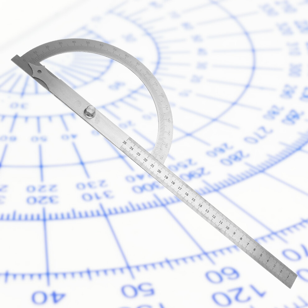 200*300Mm Stainless Steel Angle Finder 0-180 Degree Protractor Rotary Angle Gage 4641324639246