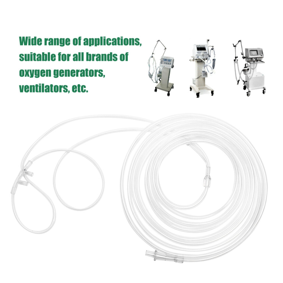 Household Universal Double Hole Soft Nasal Cannula Disposable Nasal Oxygen Tube 4m