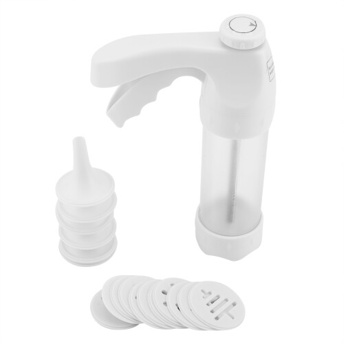 Biscuit Maker Cookie Press Machine Piping Nozzles Gun Home Decorating Cake Set 1