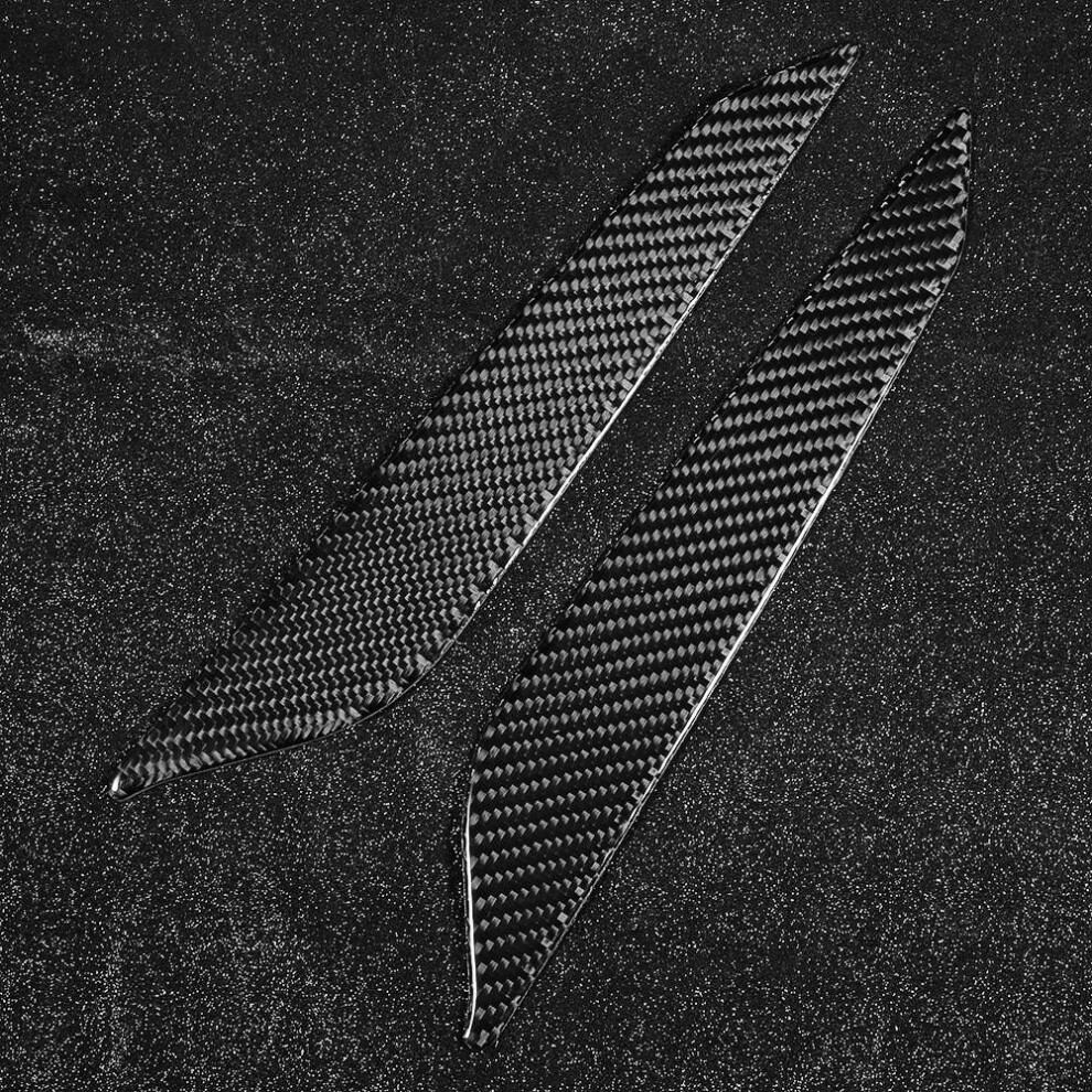 2Pcs Carbon Fiber Car Center Console Gear Side Panel Trim Sticker Fit For Audi A4 B9 2017-2019 9371324642414