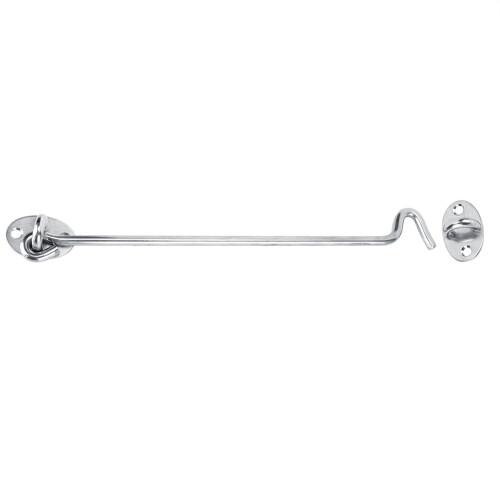 3PCS 10in Cabin Privacy Hook Eye Latch Lock Stainless Steel Solid Gate Hooks Hasp for Window 2