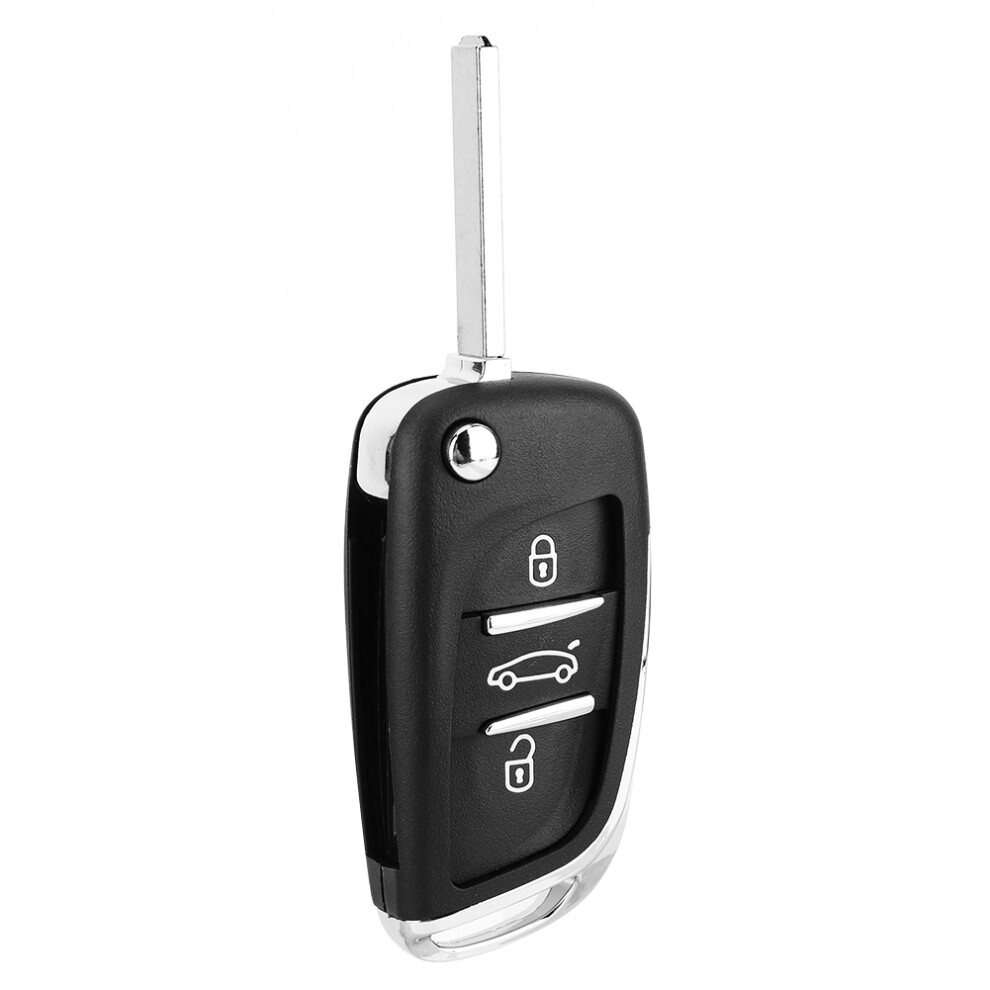 3Button Car Remote Flip Key Fob Case Blade Cover Shell Fit For Peugeot Partner 306 407 9451324643366