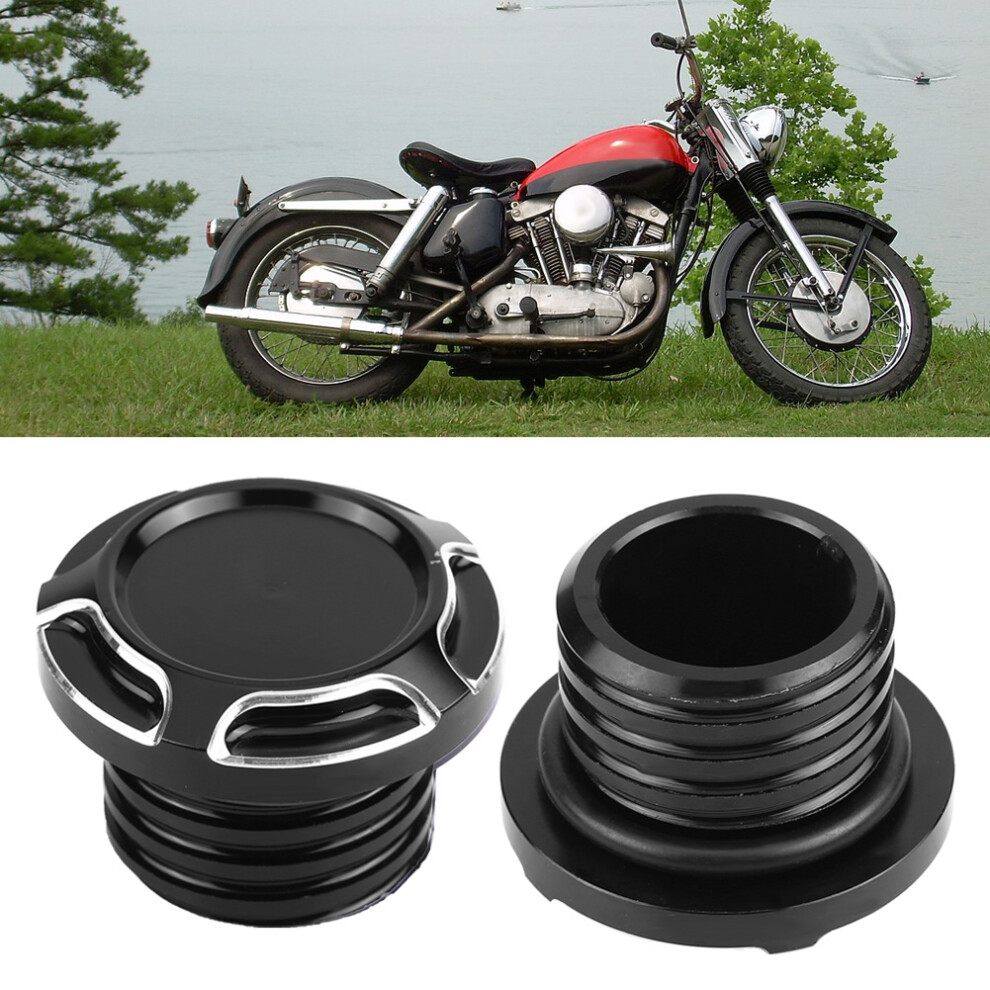 Motorcycle Cnc Aluminum Gas Fuel Oil Tank Cap Cover For Sportster Xl 883 1200 48 96-14 4981324643769