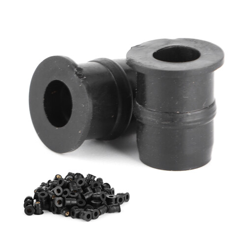 100 Stück M5 Gummimuttern 5mm 1