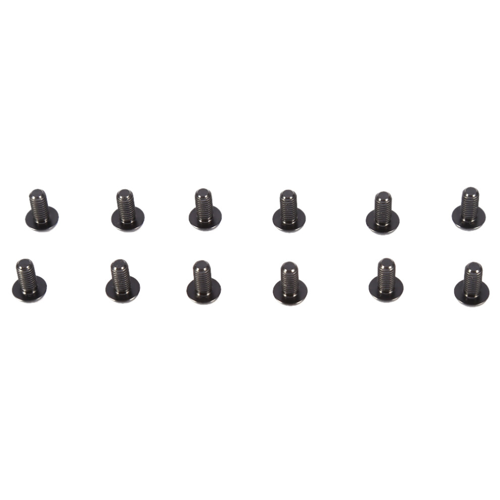 12Pcs T25 Titanium Alloy Torx Head Bolt Disc Brake Screw For Mountain Bike Bicycle(Black) 9461324645635