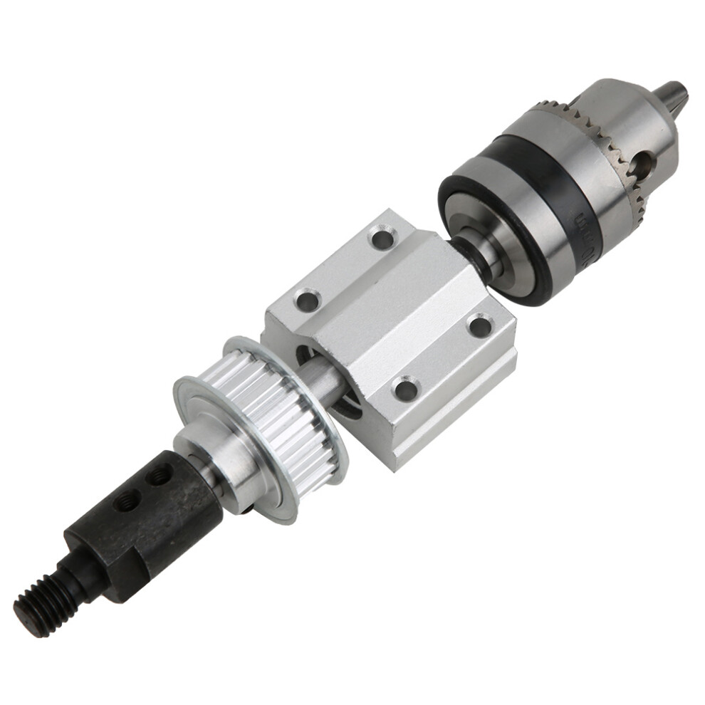 Unpowered Spindle Assembly Diy Woodworking Cutting Grinding Table Drill Accessory B12 Drill Chuck 4161324652392