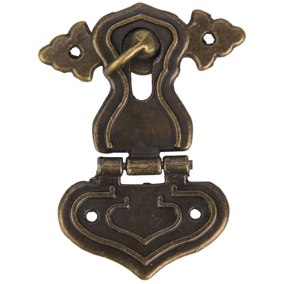10 Pcs Hasp Latch Antique Style Zinc Alloy Boxes Bronze Coloured Latch Catch 4981324652419