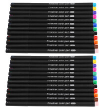 0.4mm Fine Point Colored Line Drawing Pens Journal Markers Fineliner Painting Accessories