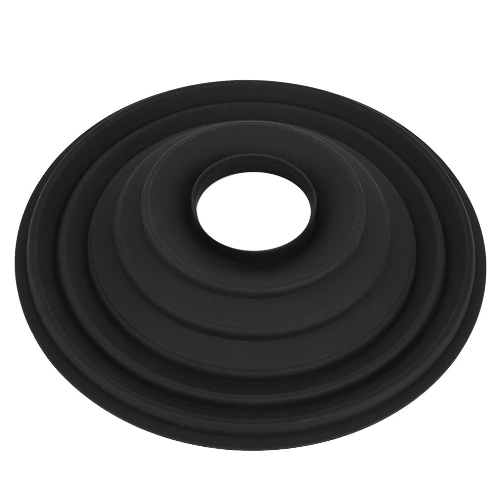 1 Pcs Silicone Folding Lens Hood Reducing Glare In Outdoor Photography For Slr Cameras Black 4611324652811