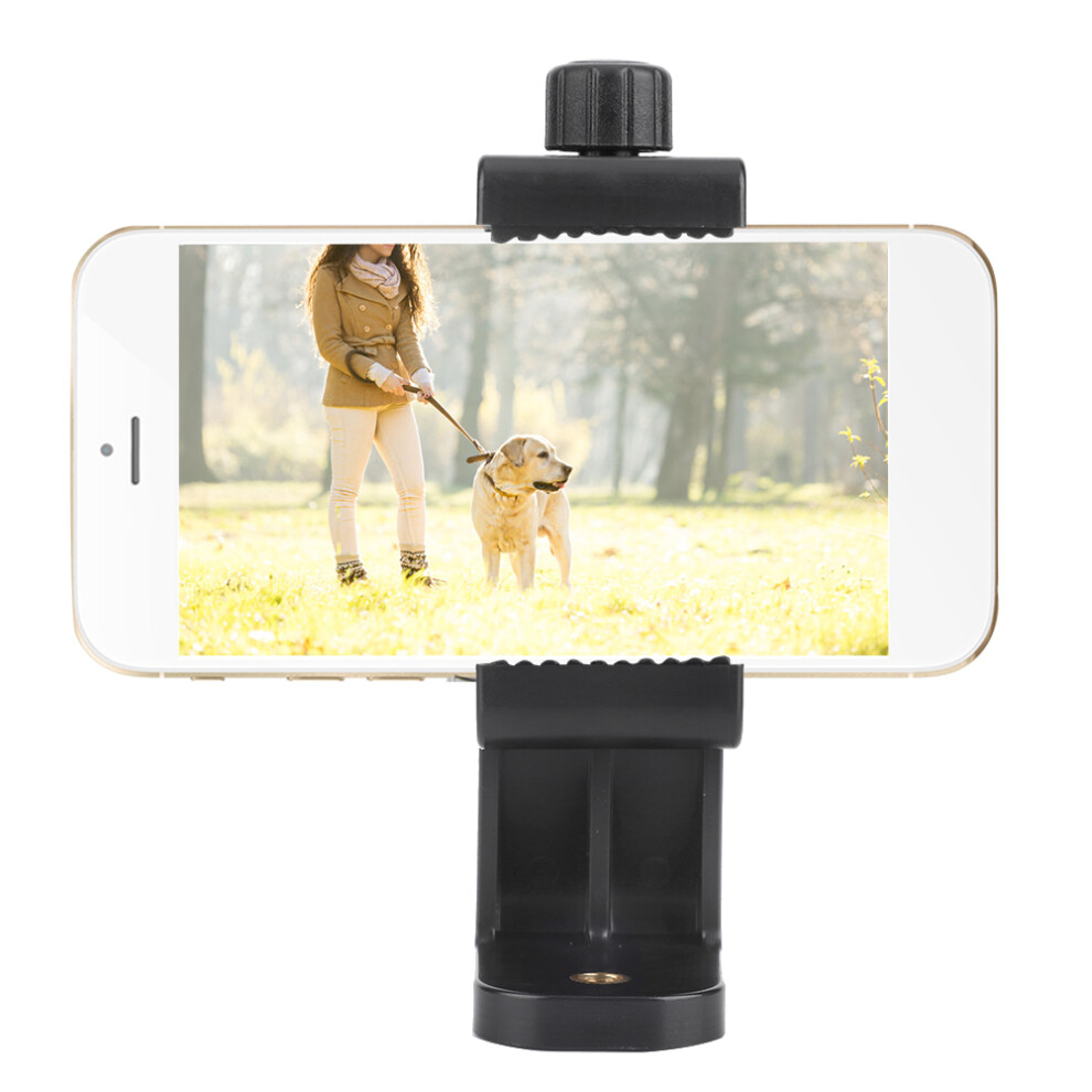 Universal 360 Rotation Mobile Phone Clip Tripod Mount Adapter Holder Bracket For Iphone For Samsung Phones Black 9391324653203