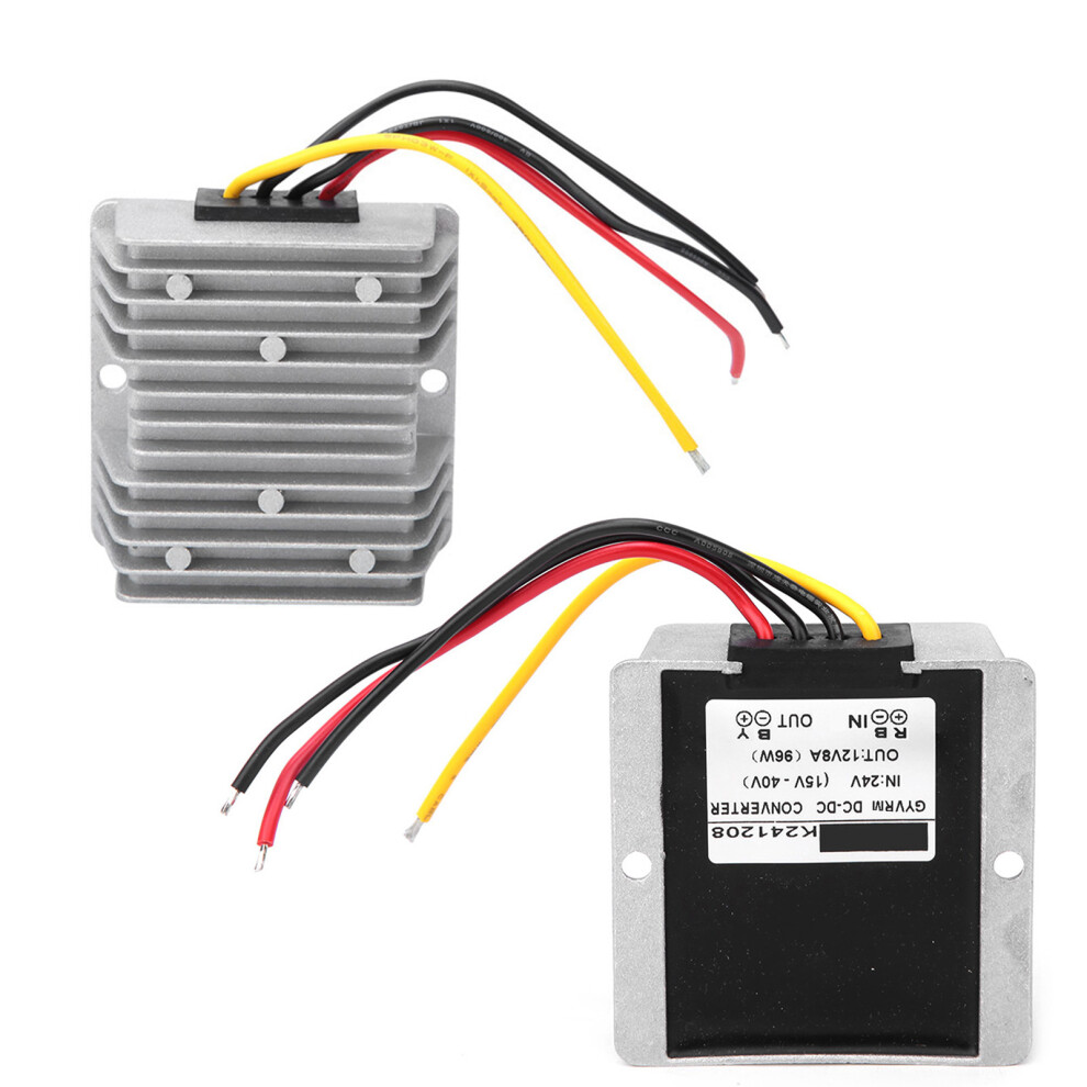 24V To 12V 8A 96W Power Converter Voltage Reducer Dc Buck Converter Module With Aluminum Shell 6931324652702