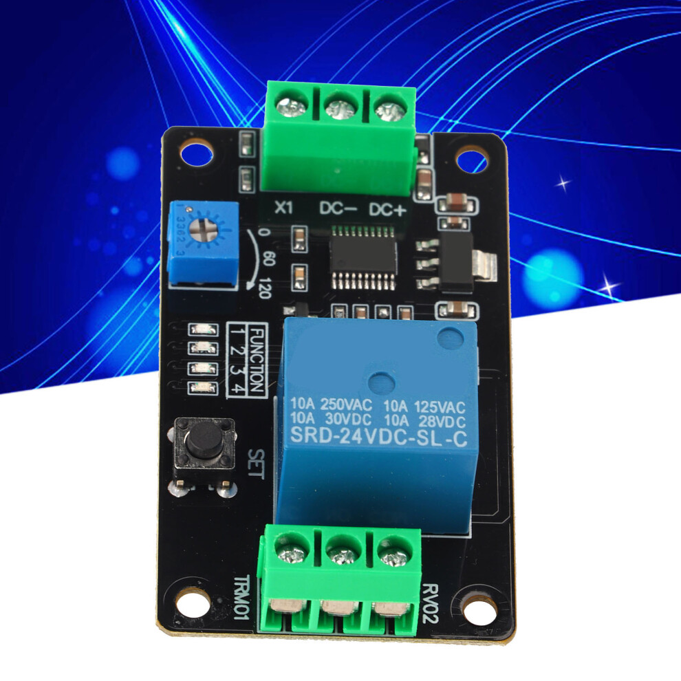 Delay Timer Relay Self Locking Delay On Off Time Switch Super 555 Timer Dc 24V 9471324654230