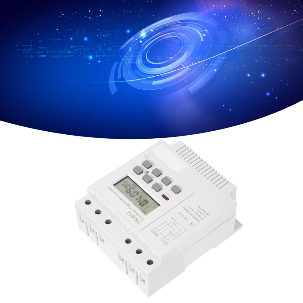 Tm-163 Three Phases 380V Smart Digital Weekly Programmable Control Power Timer Switch 4911324654847