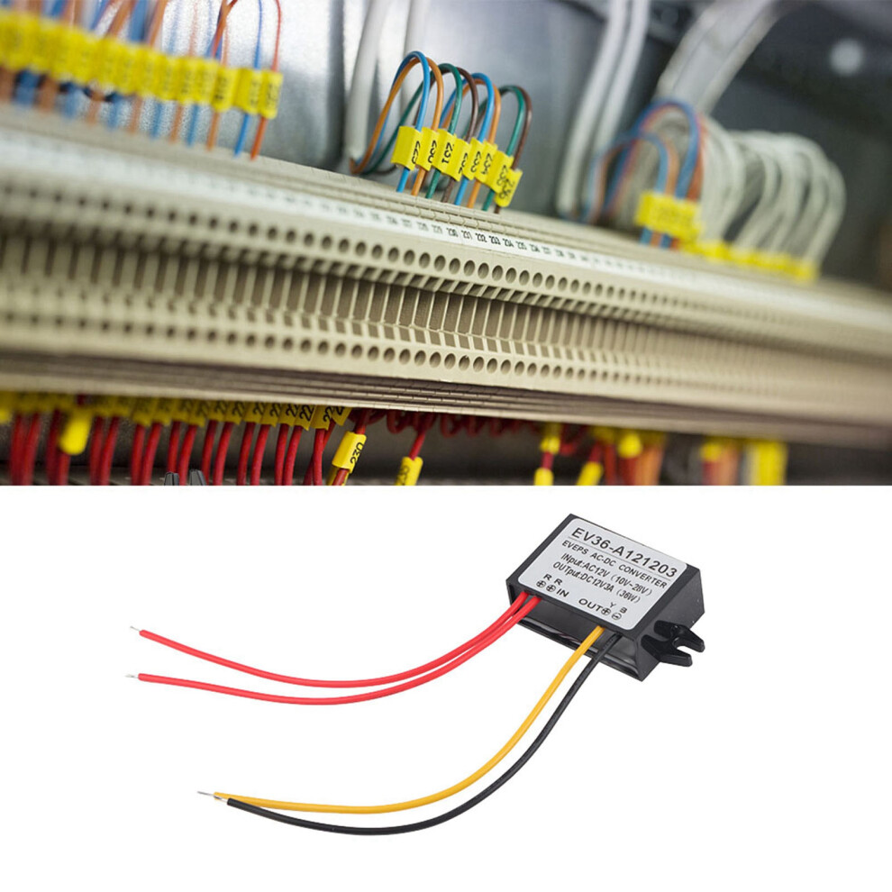 Ac 10-28V To Dc 12V Buck Converter Ac Dc Step Down Power Supply Module (3A) 7901324656443