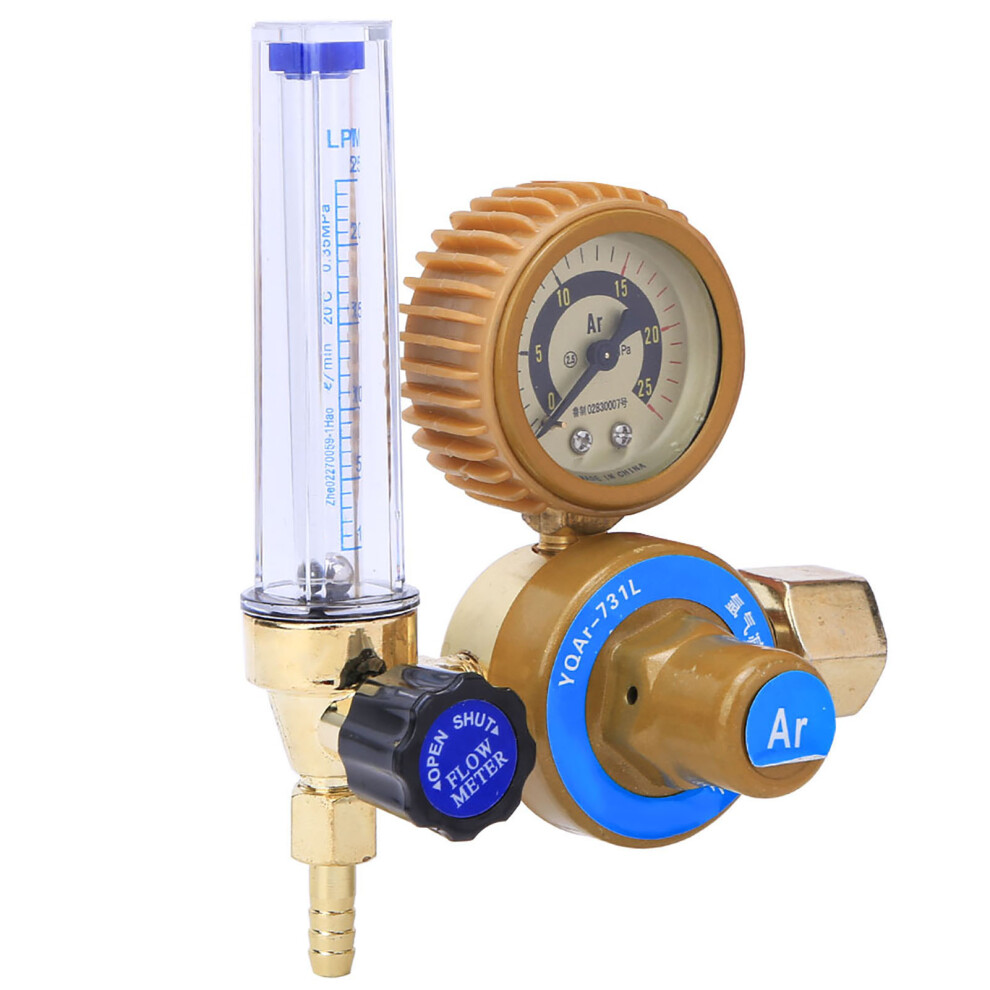 Argon Co2 Mig Tig Flow Meter Regulator Pressure Gauge Welder Parts 3131324656516