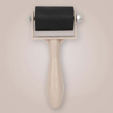 Plastic Handle Printmaking Brayer Ink Painting Rubber Roller Art Stamping Tool (Primary Color)