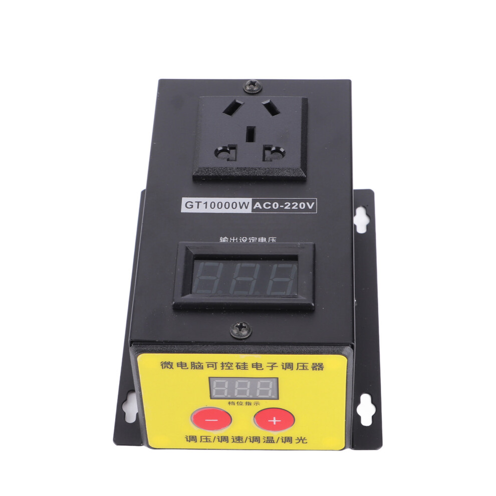 Ac 220V 10000W High Precision Adjustable Thyristor Electronic Voltage Regulator 8451324658583