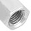 2pcs Zinc Plated Steel M16*50 Long Hex Nut Hexagonal Thread Nut Threaded Fasteners 9