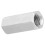 2pcs Zinc Plated Steel M16*50 Long Hex Nut Hexagonal Thread Nut Threaded Fasteners 11