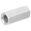 2pcs Zinc Plated Steel M16*50 Long Hex Nut Hexagonal Thread Nut Threaded Fasteners 4