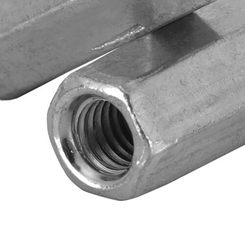 10pcs Long Rod Nut Hex Hexagonal Sleeve Nut Standoff Threaded Fasteners (M6 * 25) 2