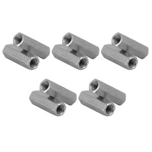 10pcs Long Rod Nut Hex Hexagonal Sleeve Nut Standoff Threaded Fasteners (M6 * 25)