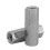 10pcs Long Rod Nut Hex Hexagonal Sleeve Nut Standoff Threaded Fasteners (M6 * 25) 12
