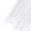 20pcs 30 Hole LoosE leaf Plastic Binding Ring Spring Spiral Rings for A4 Paper 19mm transparent 11