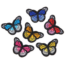12pcs/set Embroidered Fabric Patches Sewing Bag Clothes Applique Craft DIY Decoration