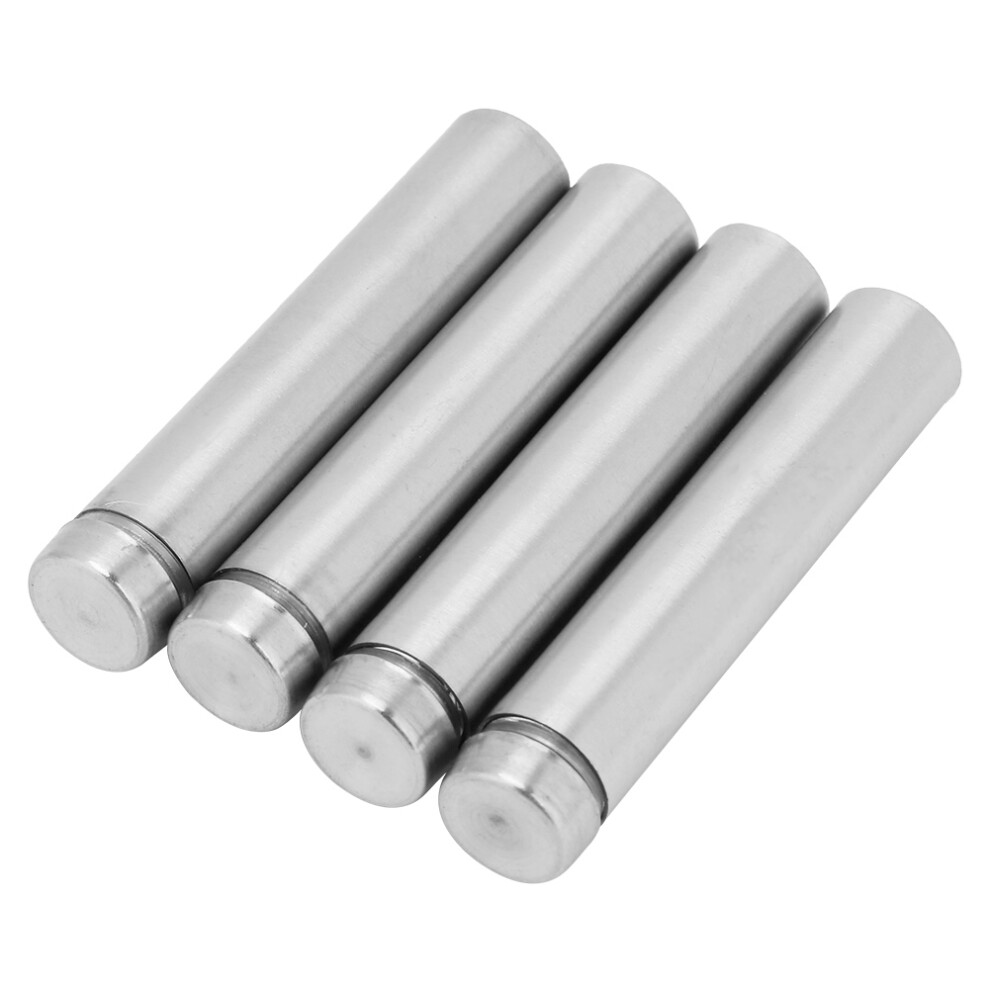 4Pcs Stainless Steel 12*60 / 12*80Mm Advertising Nail Hollow Glass Standoff Holder(12*80Mm) 8141324661019