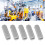 5pcs Zinc Plated Steel M10*40/50 Long Hex Nut Hexagonal Thread Nut Threaded Fasteners(M10*40) 1