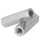 5pcs Zinc Plated Steel M10*40/50 Long Hex Nut Hexagonal Thread Nut Threaded Fasteners(M10*40) 5
