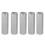 5pcs Zinc Plated Steel M10*40/50 Long Hex Nut Hexagonal Thread Nut Threaded Fasteners(M10*40) 2