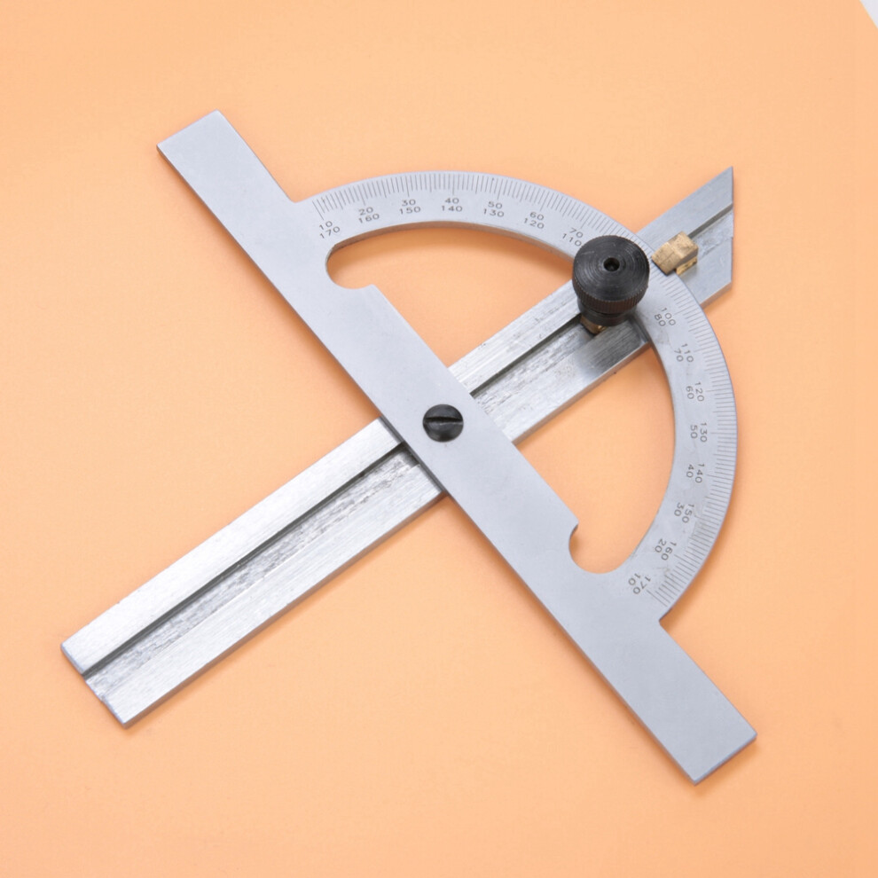 100X150mm Carbon Steel Adjustable Protractor Angle Ruler Tool Measuring & Gauging Tool 9371324661514