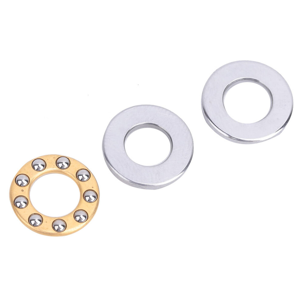 10Pcs Thrust Ball Bearing Miniature High Precision Flat Steel Bearings Set (F6-12M 6X12x4.5mm) 7601324661767