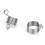 2Pcs Stainless Steel Coiled Knitting Thimble Guide Finger Ring Knitting Crafts Tool Accessories 12