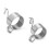 2Pcs Stainless Steel Coiled Knitting Thimble Guide Finger Ring Knitting Crafts Tool Accessories 7