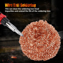 Stainless Steel Soldering Solder Iron Tip Cleaner Wire Cleaning Ball