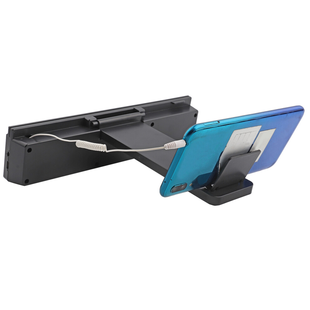12 Inch Mobile Phone Screen Magnifier Video Hd Amplifier With Speaker(Black) Black