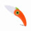 Mini Bird Kitchen Fruits Vegetable Ceramic Folding Pocket Knife Cutting Tools (Red) 16