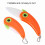 Mini Bird Kitchen Fruits Vegetable Ceramic Folding Pocket Knife Cutting Tools (Red) 6