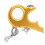 Archery Release Aids 3 Finger Grip Thumb Caliper Trigger for Compound Bow Accessory (Gold) 6