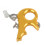 Archery Release Aids 3 Finger Grip Thumb Caliper Trigger for Compound Bow Accessory (Gold) 9