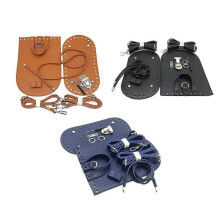 1 Set Handmade Handbag Shoulder Strap Woven Bag Set Leather Bag Bottoms With Hardware Accessories For