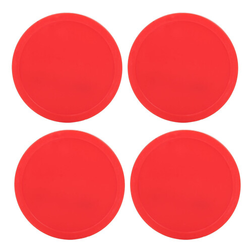 4 Pcs Plastic Air Ice Hockey Pucks Piece Replaceable for Tables Game Equipment(S) 2