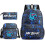 Mr Beast Lightning Cat Backpack Three-piece Digital Print Backpack Student School Bag Shoulder Bag 1
