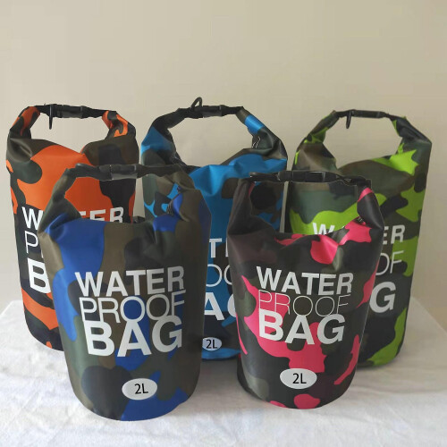 1 Set 2L Rafting Bag Foldable High Capacity Quick-Release Waterproof Dry Bag Pack Sack Swimming Bag 2