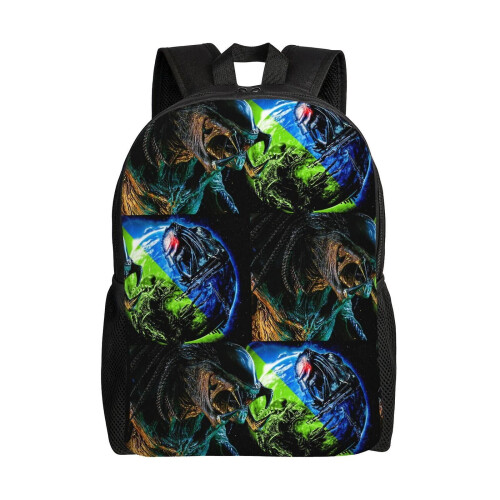 Sac à dos de voyage motif dessin animé Alien vs Predator
